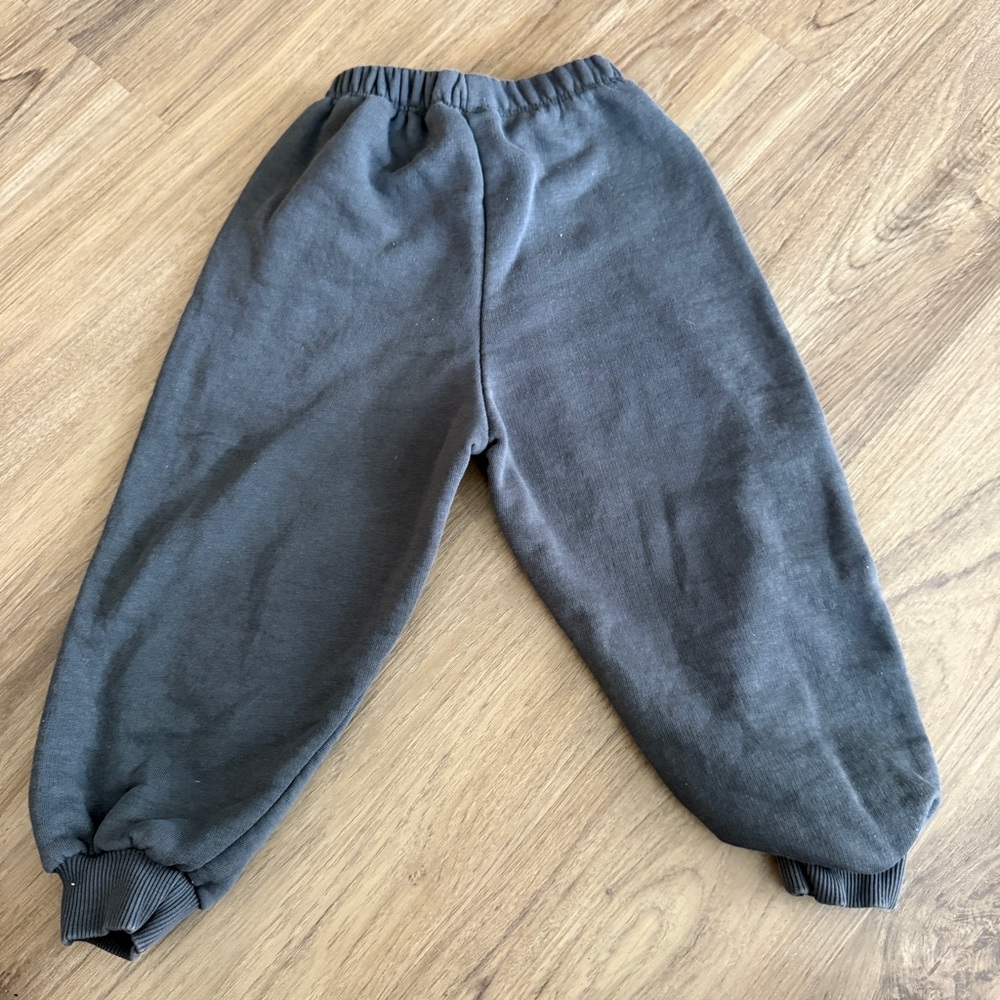 Zara Kids Charcoal Joggers Size 3/4T - Picture 3 of 3